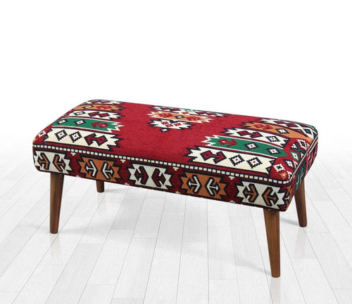 Pouf in tessuto Vezir Patch II Multicolore