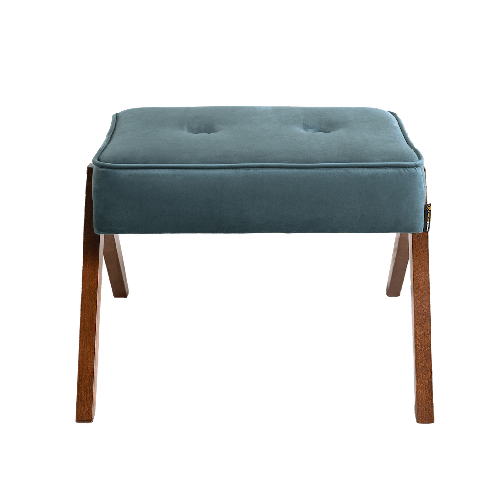 Pouf in tessuto Vinc Olio