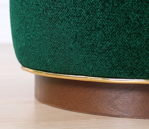 Pouf in tessuto Zeone Verde (1)