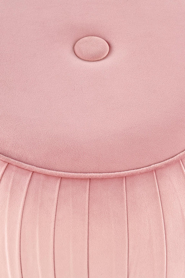 Halmar Pouf in velluto Aladin Rosa
