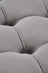 Halmar Pouf ottomano con contenitore in velluto Nunez Grigio