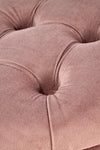 Halmar Pouf ottomano con contenitore in velluto Nunez Rosa