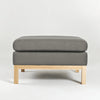 Pouf ottomano in tessuto Ambient Wood Grigio (2)