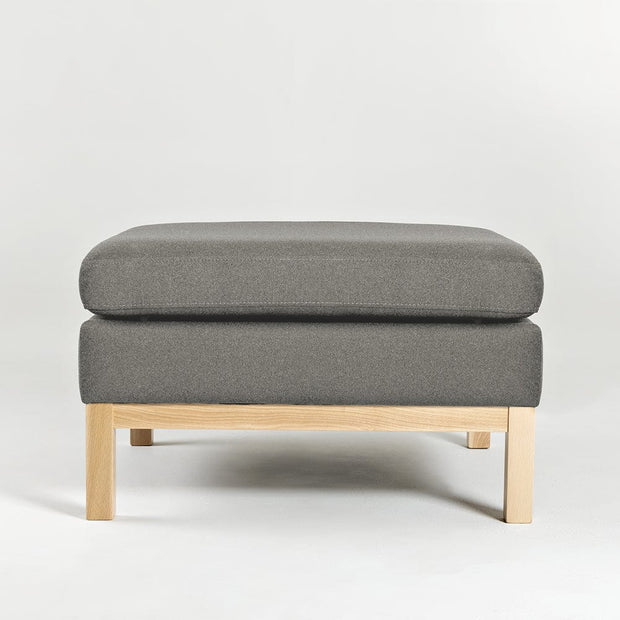 Pouf ottomano in tessuto Ambient Wood Grigio (2)