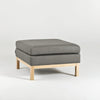 Pouf ottomano in tessuto Ambient Wood Grigio (3)