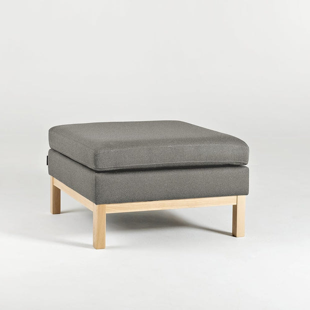 Pouf ottomano in tessuto Ambient Wood Grigio (3)