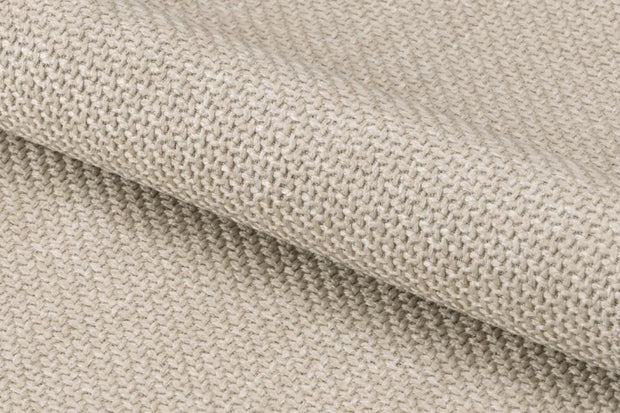 Actona Pouf ottomano in tessuto Caix Beige