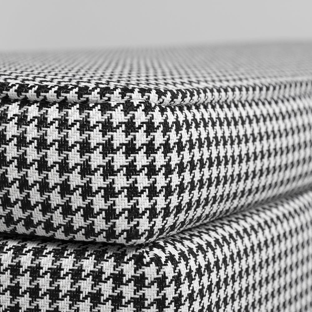 Pouf ottomano in tessuto Edi Multicolore (1)
