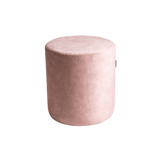 Pouf ottomano in tessuto Sari Rosa