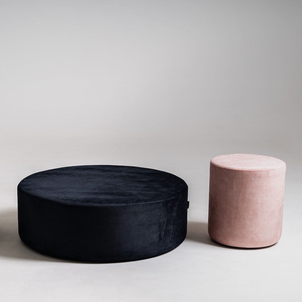 Pouf ottomano in tessuto Sari Rosa (2)
