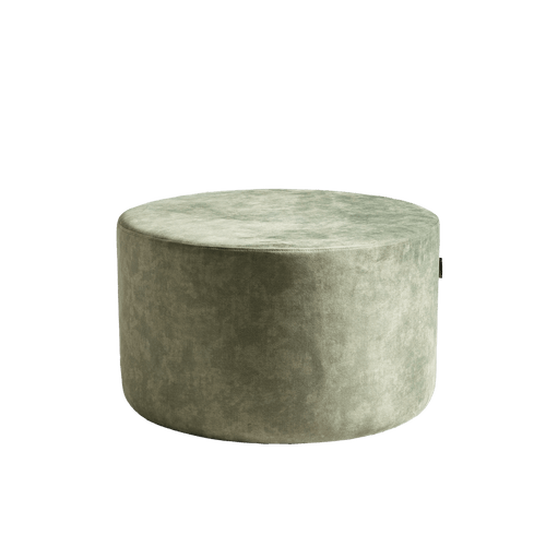 Pouf ottomano in tessuto Sari Verde