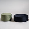 Pouf ottomano in tessuto Sari Verde (1)