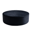 Pouf ottomano in tessuto Sari Violetto
