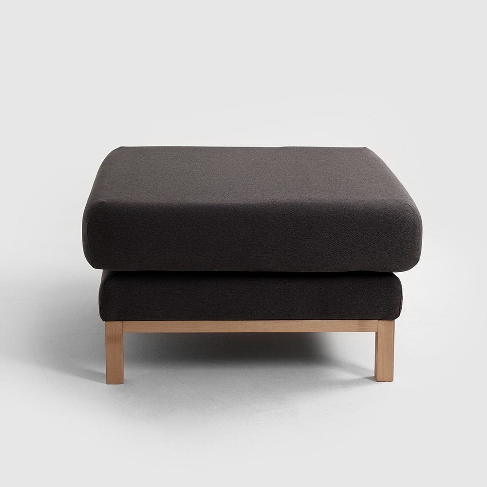 Pouf ottomano in tessuto Scandic Antracite (3)