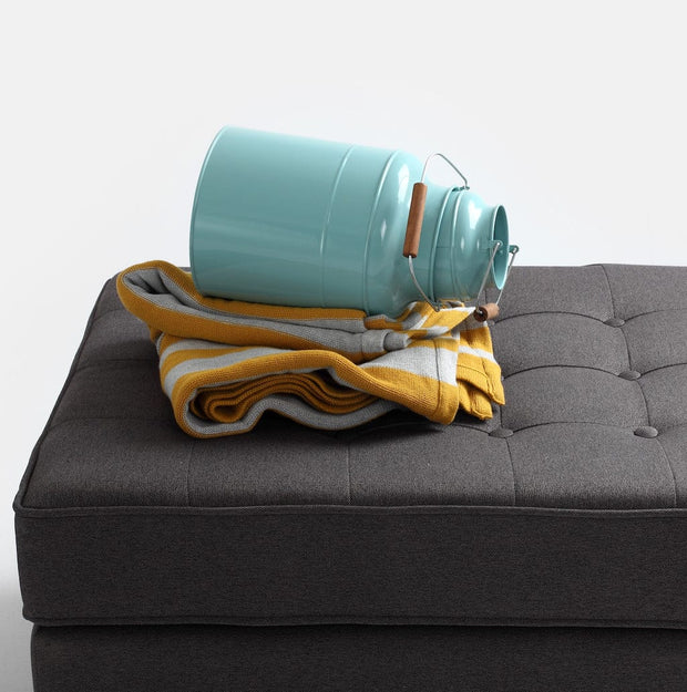 Pouf ottomano in tessuto Topic Wood Antracite (2)
