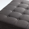 Pouf ottomano in tessuto Topic Wood Antracite (3)