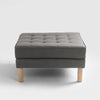 Pouf ottomano in tessuto Topic Wood Grigio (3)