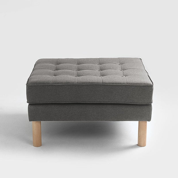 Pouf ottomano in tessuto Topic Wood Grigio (3)