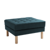 Pouf ottomano in tessuto Topic Wood Olio