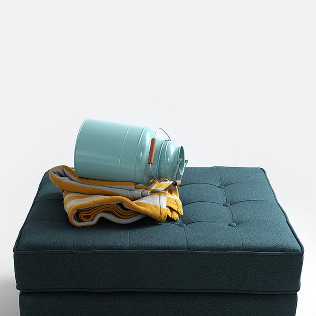 Pouf ottomano in tessuto Topic Wood Olio (3)