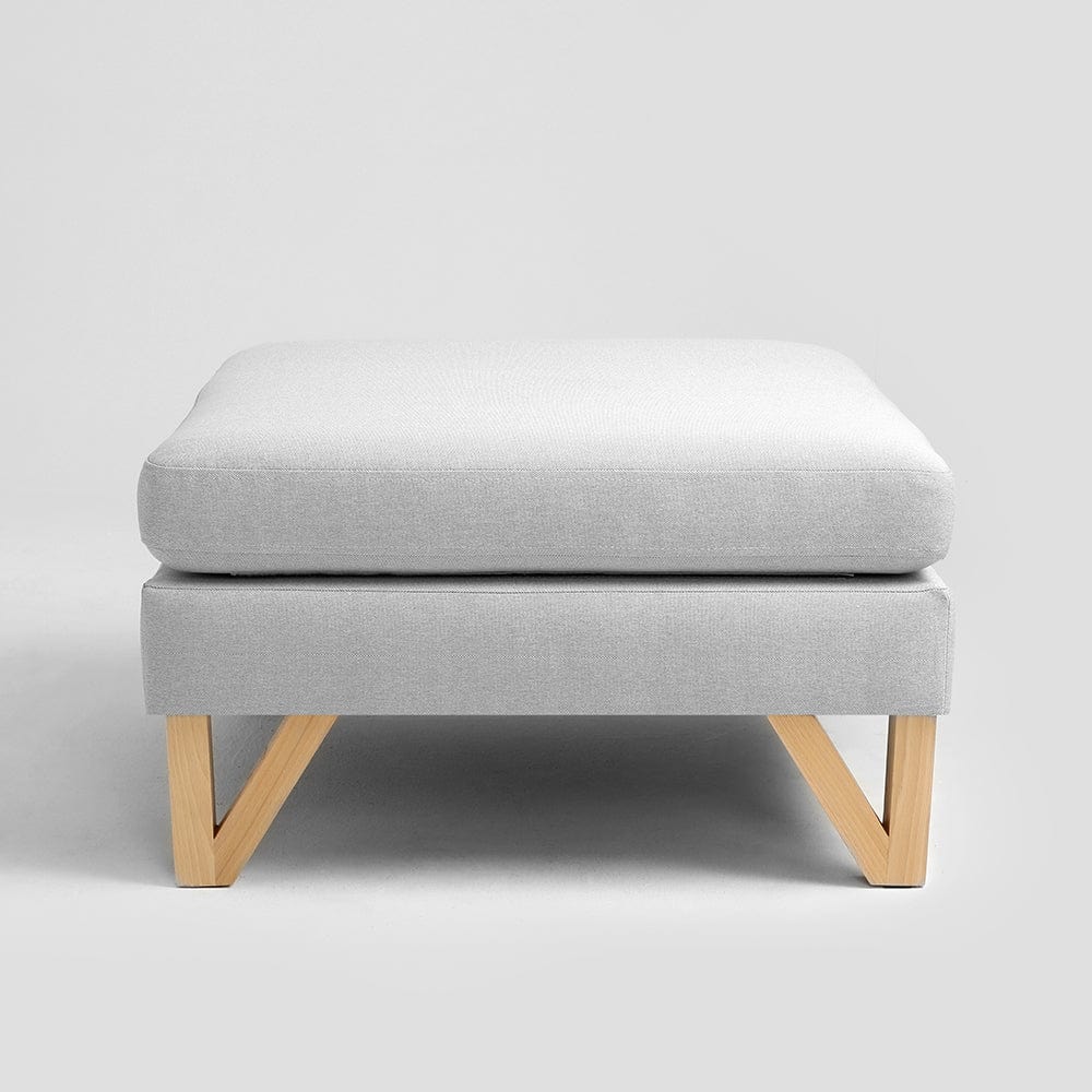 Pouf ottomano in tessuto Willy Grigio (2)