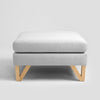 Pouf ottomano in tessuto Willy Grigio (2)