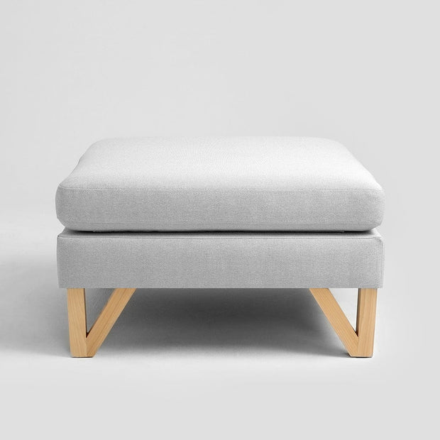 Pouf ottomano in tessuto Willy Grigio (2)