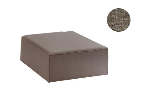 Pouf ottomano in tessuto Yapboz Beige