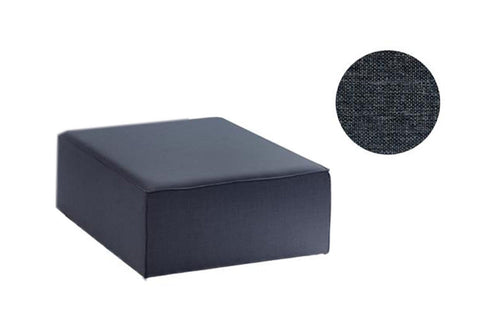 Pouf ottomano in tessuto Yapboz Blu