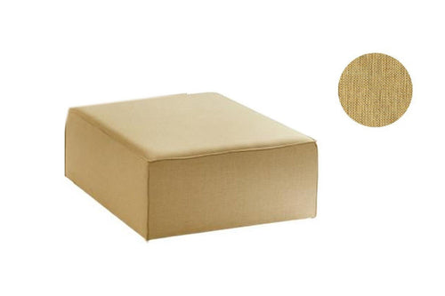 Pouf ottomano in tessuto Yapboz Giallo