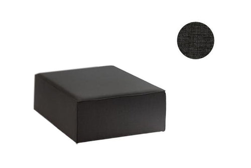 Pouf ottomano in tessuto Yapboz Grigio