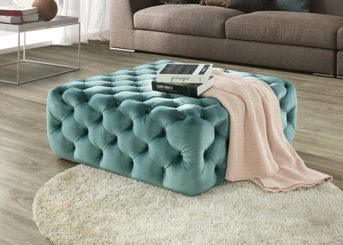 Pouf ottomano Stefana L Turchese