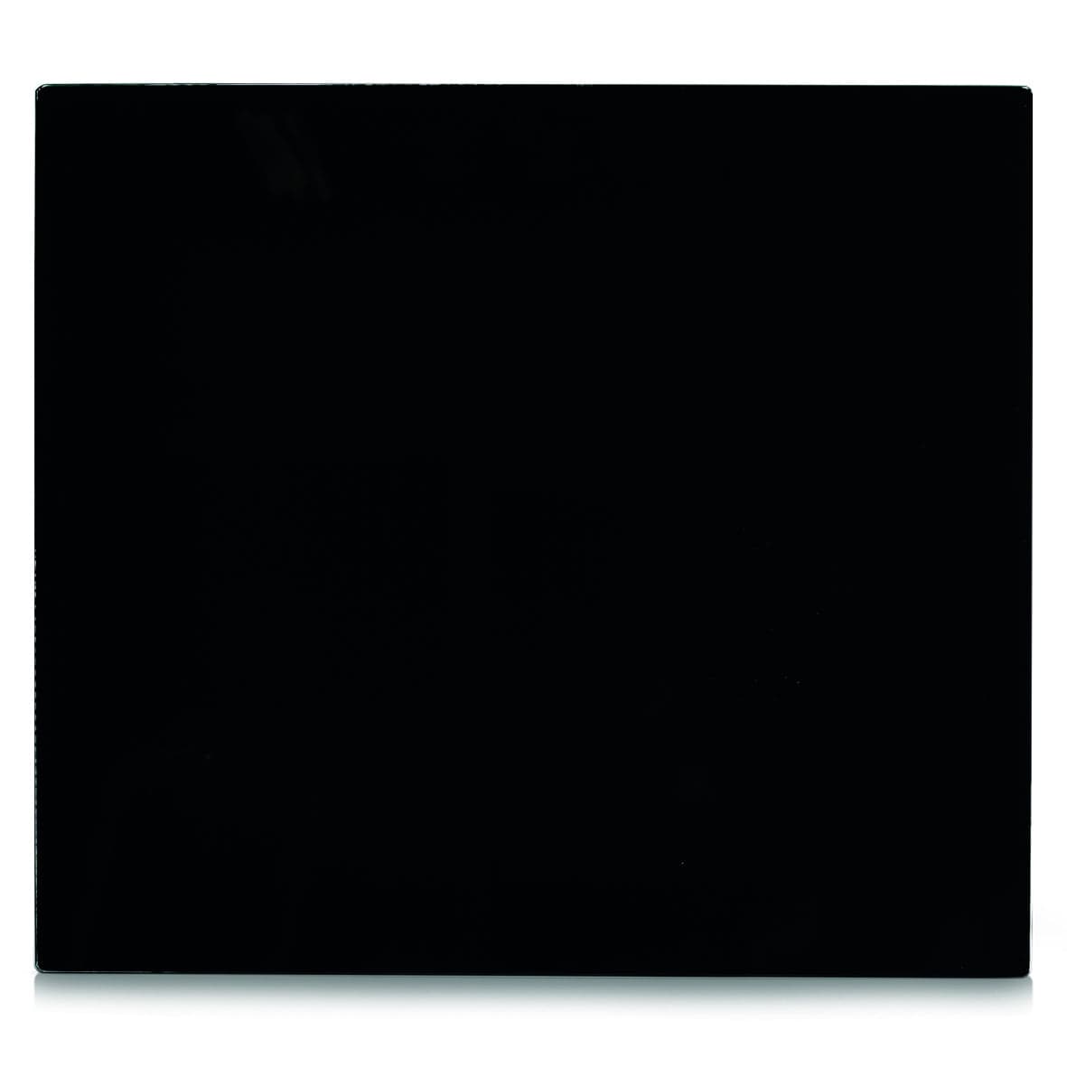 Zeller Protezione da parete/pieghevole in vetro, nero, L56xH50 cm