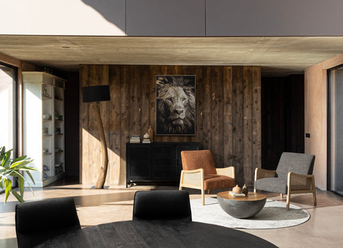 Bizzotto Quadro di tela Bold 906 Lion Oro