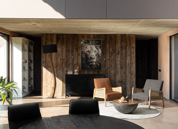 Bizzotto Quadro di tela Bold 906 Lion Oro