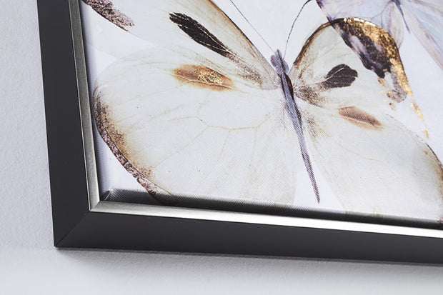 Bizzotto Quadro di tela Crown V042-1 Butterflies A Multicolore