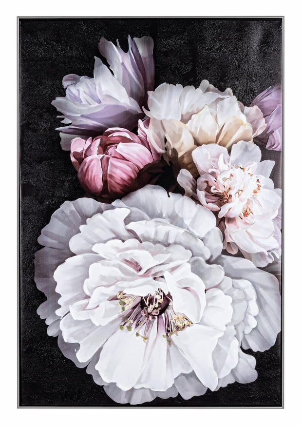 Bizzotto Quadro di tela Crown V088-1 Blooming Flowers Multicolore