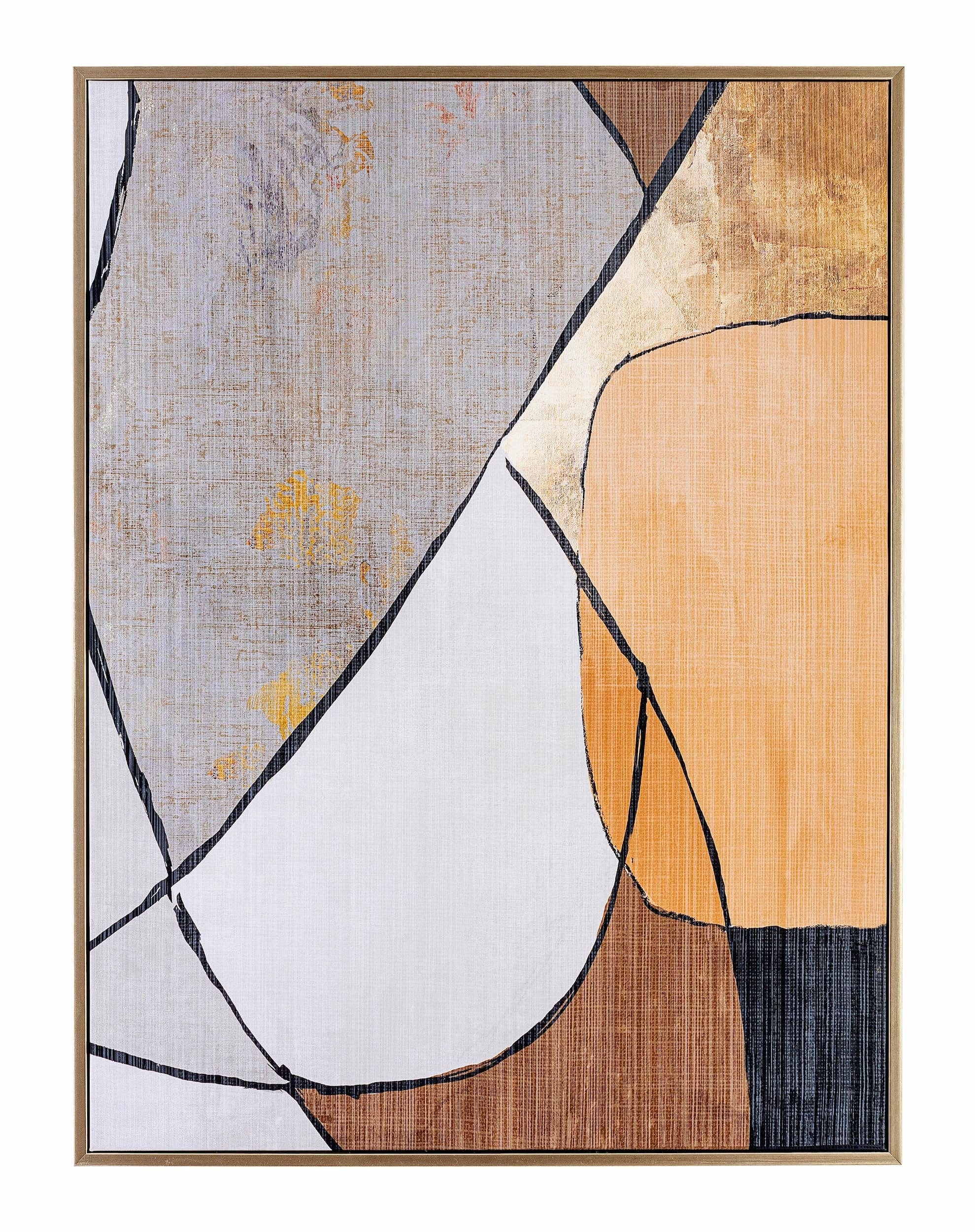 Bizzotto Quadro di tela Gallery 039 Abstract Lines I Multicolore