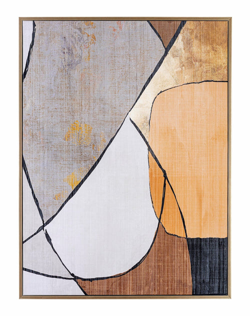 Bizzotto Quadro di tela Gallery 039 Abstract Lines I Multicolore