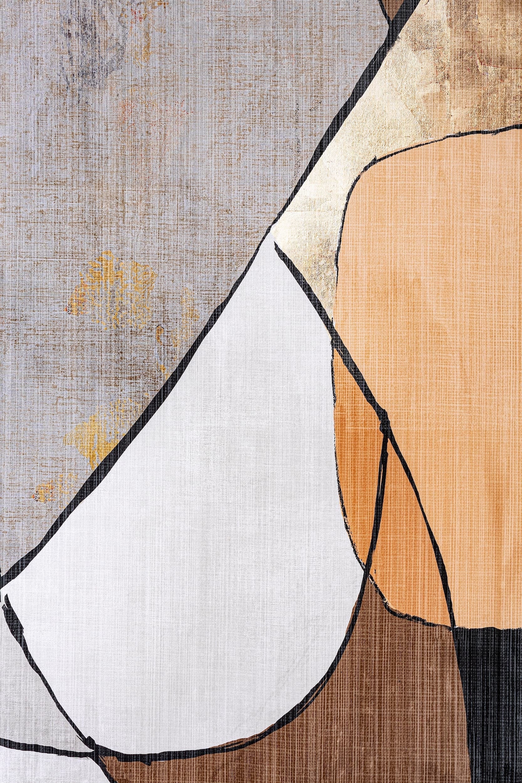 Bizzotto Quadro di tela Gallery 039 Abstract Lines I Multicolore