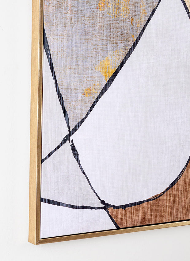 Bizzotto Quadro di tela Gallery 039 Abstract Lines I Multicolore