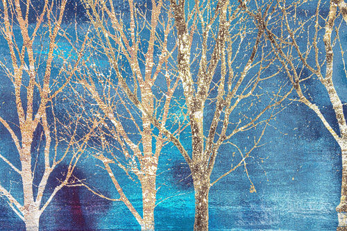Bizzotto Quadro di tela Gallery 885 Trees Oro