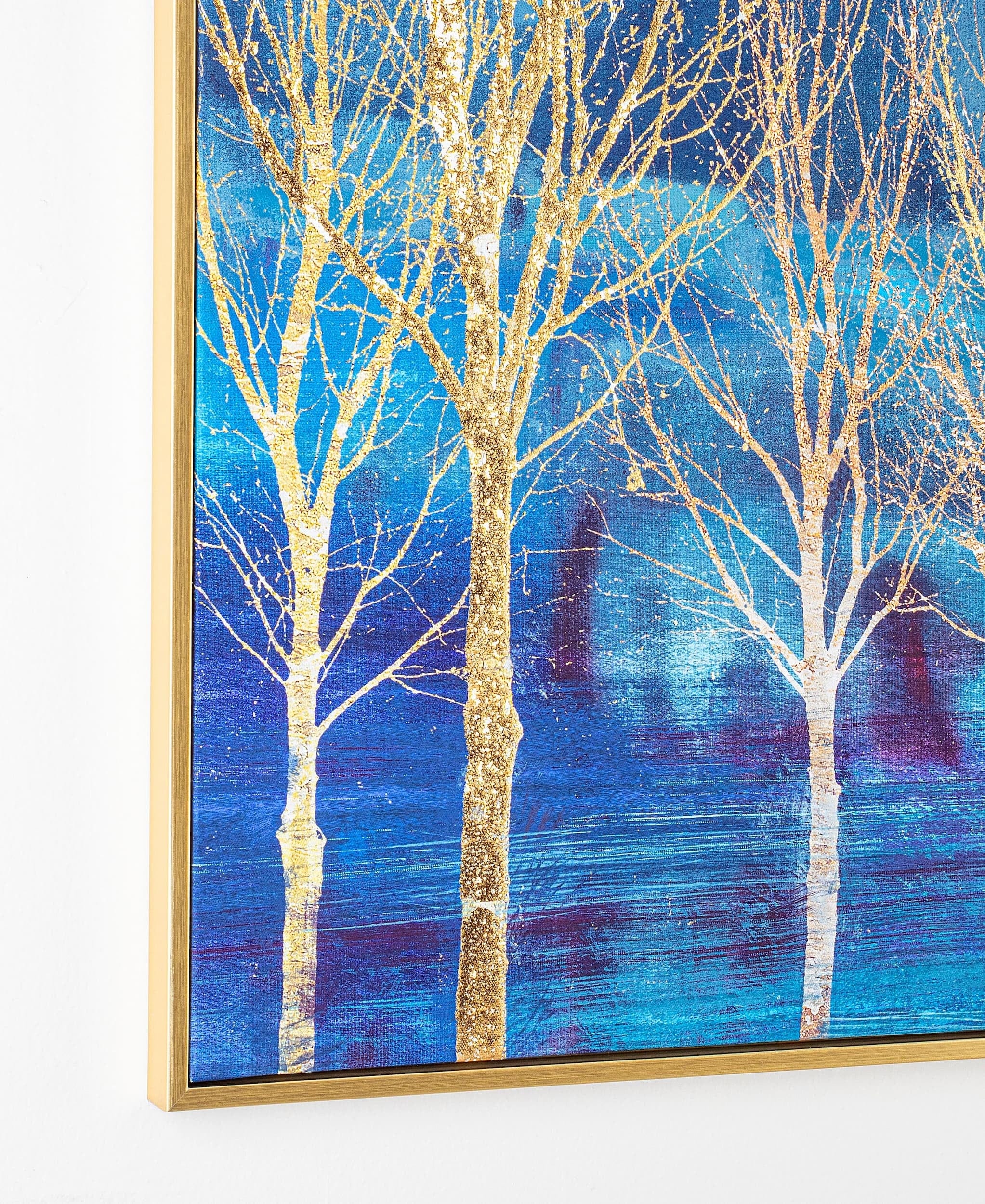 Bizzotto Quadro di tela Gallery 885 Trees Oro