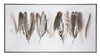Bizzotto Quadro dipinto Crown P232-2 Feathers Multicolore