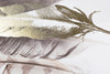 Bizzotto Quadro dipinto Crown P232-2 Feathers Multicolore