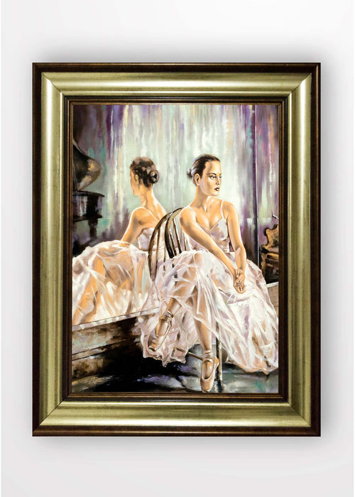 Quadro Incorniciato Beauty Ballerina Multicolore & OYOTR-5BA1176959 & OYOTR-5BA1176959