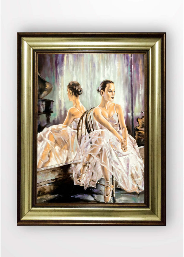 Quadro Incorniciato Beauty Ballerina Multicolore & OYOTR-5BA1176959 & OYOTR-5BA1176959