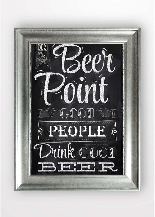 Quadro Incorniciato Beer Point Multicolore & OYOTR-5GC2978627 & OYOTR-5GC2978627 & OYOTR-5GC2978627