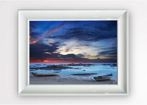 Quadro Incorniciato Blue Sunset Multicolore & OYOTR-5BC69226 & OYOTR-5BC69226 & OYOTR-5BC69226