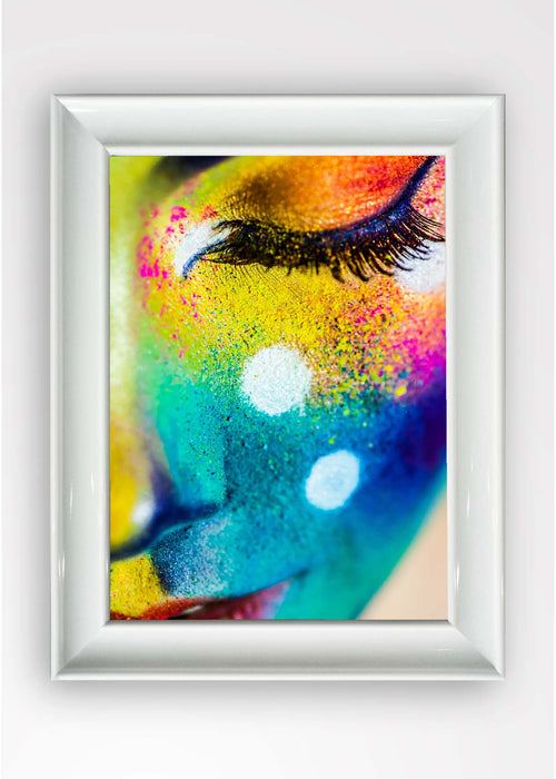 Quadro Incorniciato Colorful Face Multicolore & OYOTR-5BC11841796 & OYOTR-5BC11841796